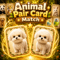 Play Animal Pair Card Match now!