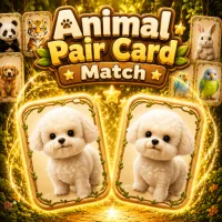 Play Animal Pair Card Match Now