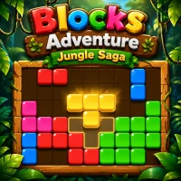 Play Blocks Adventure Jungle Saga now!