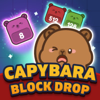 Play Capybara Block Drop now!