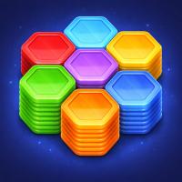 Play Hexa Color Stack Game now!