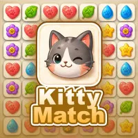 Play Kitty Match 3 puzzle game Now!
