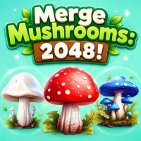 Play Merge Mushrooms: 2048! Now