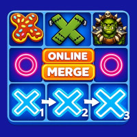 Play Tic Tac Toe Merge now!